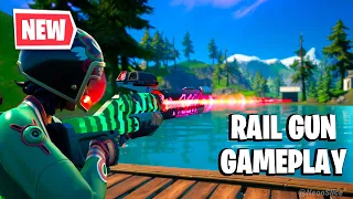 *NEW* RAIL GUN GAMEPLAY - FORTNITE NEW SEASON 7 WEAPONS