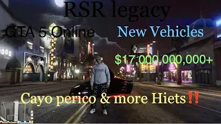 🔴GTA 5 Online|Heists|Cayo Perico & more,Heist Challenge pt 4 Fast Money‼️