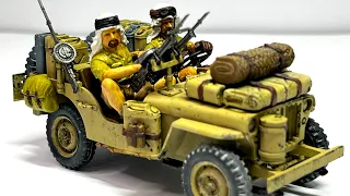 Painting SAS JEEP - 1/35 - TAMIYA - part 3