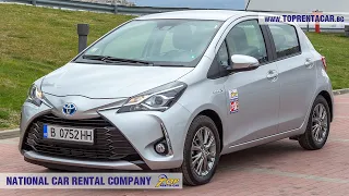 Toyota Yaris Hybrid with built-in navigation | Review from Top Rent A Car Bulgaria