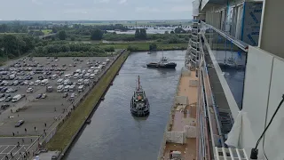 AIDAcosma Ausdocken 10.Juli 2021, Teil 1