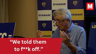 Ryanair boss Michael O'Leary in foul-mouthed rant at UK air traffic controllers' 'bulls**t'