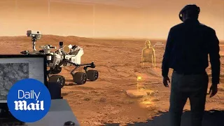 Out of this world! NASA VR experience allows you to walk on Mars - Daily Mail