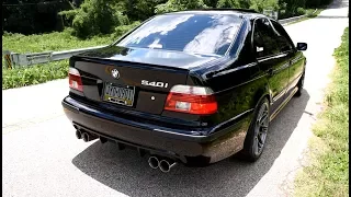 BMW 540i with magnaflow exhaust | CLEAN!