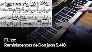 F.Liszt - Reminiscences de Don juan, S.418