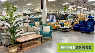 HOMESENSE FURNITURE SOFAS COUCHES ARMCHAIRS COFFEE TABLES SHOP WITH ME SHOPPING STORE WALK THROUGH