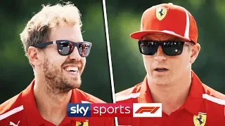 EXCLUSIVE: Kimi Raikkonen & Sebastian Vettel Interview | "We respect each other!"