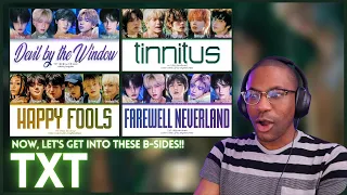 TXT | 'Devil By The Window', 'Happy Fools', 'Tinnitus', 'Finding Neverland' Lyric Video REACTION