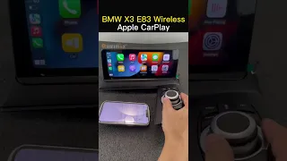 BMW X3 E83 Wireless Apple CarPlay | 10.25'' BMW X3 Android 12 GPS Navigation screen w/ iDrive knob!