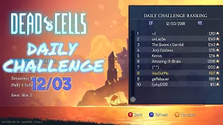 Dead Cells Daily Challenge Top 10 Victory! Rank 8! (No Commentary)