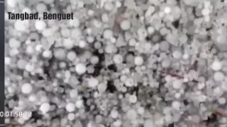 Hail Storm sa Ibang Parte ng Baguio City