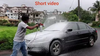 Short video car Foam wash nitto rai car wash