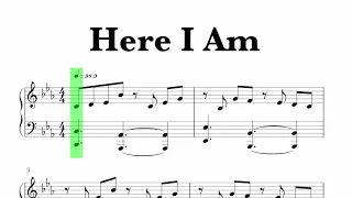 Spirit - Here I Am  Sheet Music