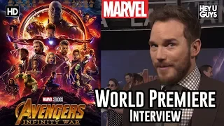 Chris Pratt (Star-Lord) on bringing it all together in Avengers Infinity War - Premiere Interview