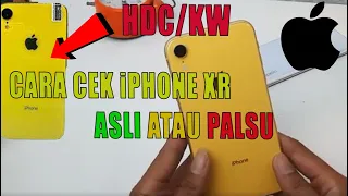 CARA CEK IPHONE XR ASLI ATAU PALSU