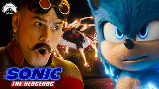 Sonic The Hedgehog (2020) - Super Charged Sonic vs Dr. Robotnik (FULL SCENE) | Paramount Movies