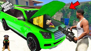 GTA 5 : Franklin Open Car & Find Secret Room Under Car Near His House in GTA 5!(GTA 5 mods)