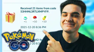 *FREE ITEMS* in POKEMON GO!! (NEW PROMO CODE - DECEMBER 20TH)