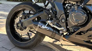 2022 Yamaha R7 - Full M4 Exhaust Install