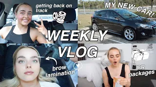 WEEKLY VLOG | I FINALLY BOUGHT A CAR! | BROW LAMINATION | GETTING BACK ON TRACK | Conagh Kathleen