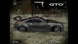 nfsmw nissan 350z tuning