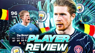 4⭐5⭐ 96 TOTS MOMENTS DE BRUYNE PLAYER REVIEW | FC 24 Ultimate Team