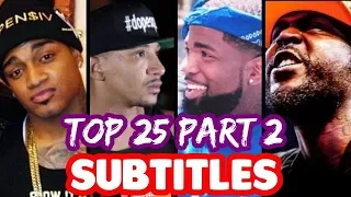 Top 25 Bars That Will NEVER Be Forgotten PART 2 SUBTITLES | SMACK URL | Masked Inasense