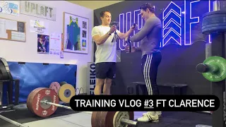 Training w/ CLARENCE KENNEDY- 200kg AMRAP?? (Training vlog #3) @clarence0