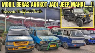 MOBIL BEKAS ANGKOT JADI JEEP UTILITY MAHAL..!!!!