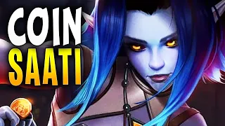 SAATI ULTIMATE COIN IS RIDICULOUS! - Paladins Gameplay