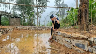 Fish Pond Construction Completed | 10 Days to Build a Fish Pond in the Forest | Dang Thi Mui