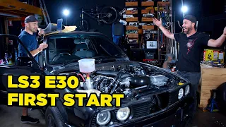 LS Swapped E30 // First Start (and NASTY interior surprise)