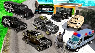 Collecting RARE SWAT VEHICLES in GTA 5!