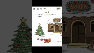 Brain Out Finding Santa 🎅 Level 1 2 3 4 5