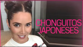 TUTORIAL DE PEINADO RAPIDO, FACIL Y DE MODA (CHONGUITOS JAPONESES)