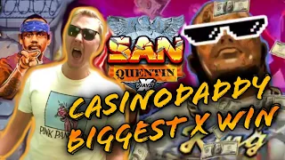 SAN QUENTIN RECORD!!! OUR BIGGEST X WIN EVER ON CASINODADDY
