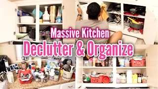 Extreme Kitchen Declutter & Organize. Real Life Mess. Tons Of Cleaning Motivation. Complete Disaster