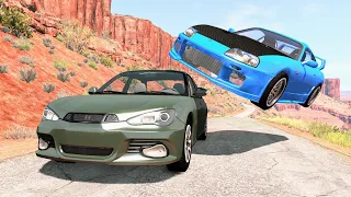 High Speed Traffic Crashes #48 - BeamNG Drive | CrashBoomPunk