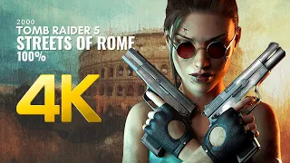 Tomb Raider 5 (4K) LEVEL 1: Streets of Rome 100% All Collectibles