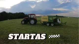 Šienapjūtės startas su krone combi pack 1250. Samasz kdc 340. #25