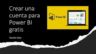 Crear cuenta de Power BI gratis - 2023