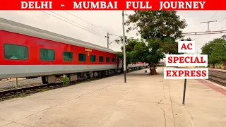 Delhi Mumbai Special Journey | Special AC Train | Series of Overtakes