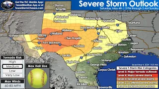 Texas Weather Update: Be Prepared For Another Day Of Severe Storms!