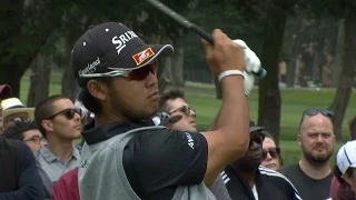 Hideki Matsuyama’s near ace at Cadillac Match Play