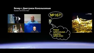 Вечер с Дмитрием Конаныхиным 167. Новые орбитальные корабли. Орёл-РОС. Старт Луны-25