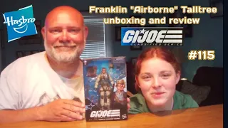 Hasbro GI Joe Classified series Franklin "Airborne" Talltree (#115) unboxing and review