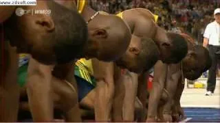 100m Men-Usain Bolt- New World Record- IAAF- Berlin Final- 9:58 [HQ]