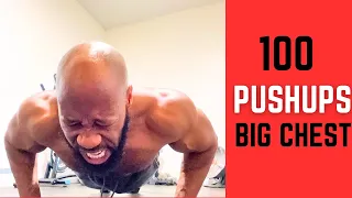 BUILD A BIG CHEST 100 PUSHUPS A DAY (NATURAL BODYBUILDING)