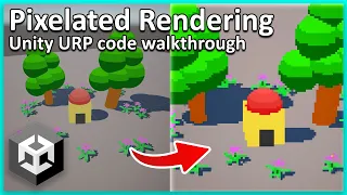 Unity PIXELATED RENDERING in URP Using Custom Renderer Features (Code Walkthrough)