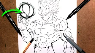 He aquí cómo dibujar EL VEGETA HAKAISHIN: Dragonball SUPER